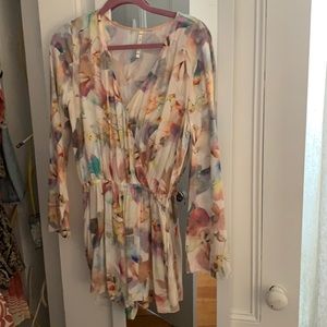 Willow and Clay floral romper